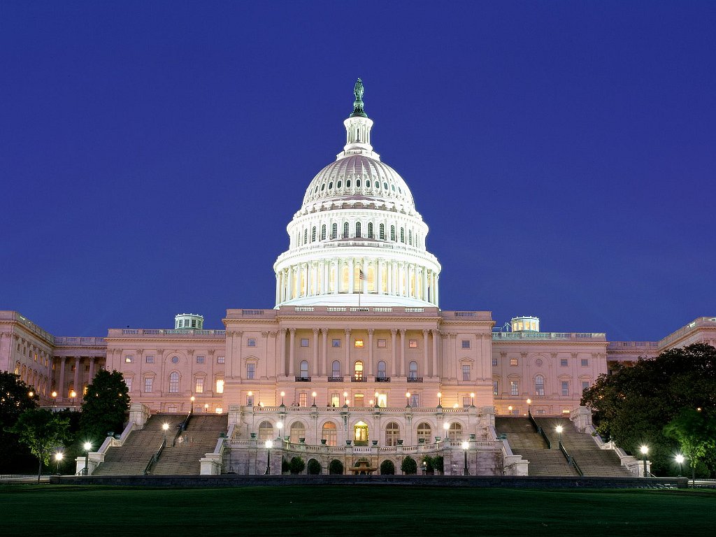 Capitol Building at Night, Washington DC